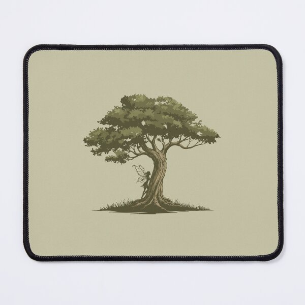 Item preview, Whimsical Fairy & Windy Tree – Vintage Fantasy designed and sold by Balasan.
