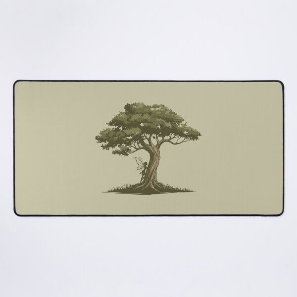 Item preview, Whimsical Fairy & Windy Tree – Vintage Fantasy designed and sold by Balasan.