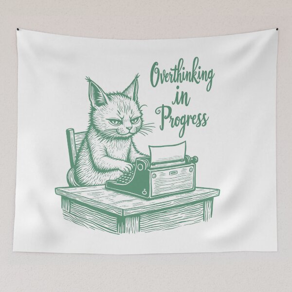 Item preview, Overthinking in Progress designed and sold by Anno Meister.