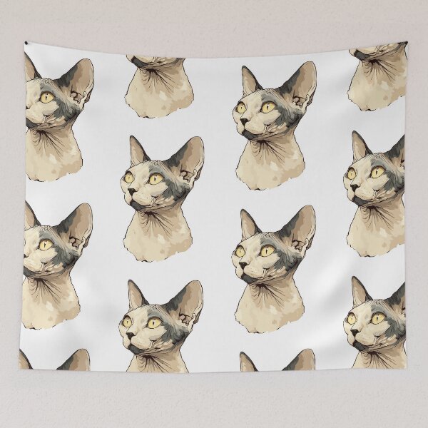 Item preview, Mischievous Devon Rex Cat designed and sold by bapupa.