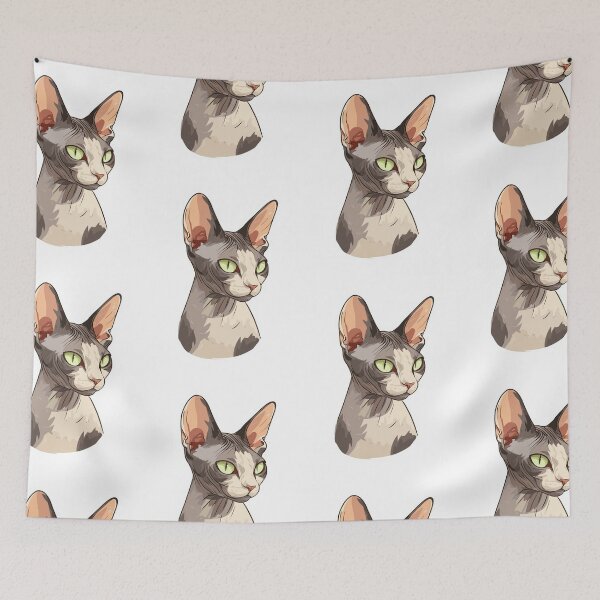 Item preview, Charming Devon Rex Cat designed and sold by bapupa.