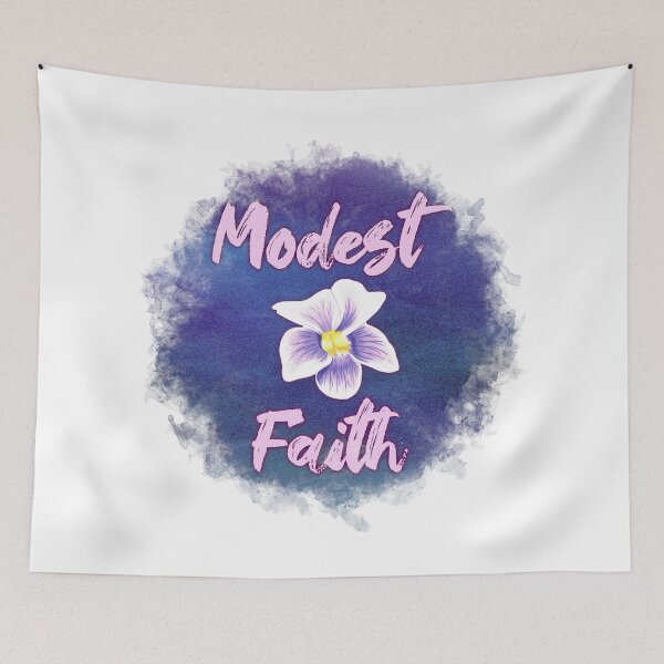 Item preview, February Birth Month Flower Modest Faith Violet designed and sold by DLawsonDesigns.