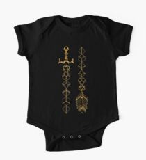 Polyhedral Dice Set Sword and Arrow Tabletop RPG Gaming One Piece - Short Sleeve