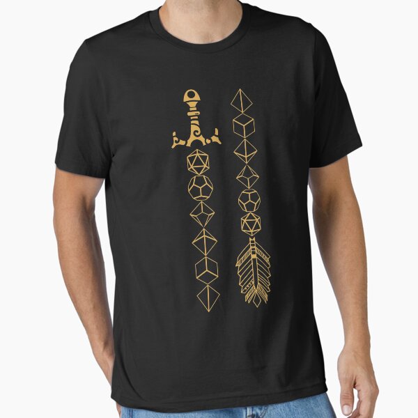Item preview, Polyhedral Dice Set Sword and Arrow Tabletop RPG Gaming designed and sold by pixeptional.