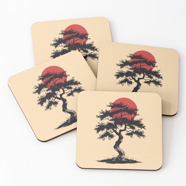 Item preview, Red moon and tree  designed and sold by BrownHorse90s.