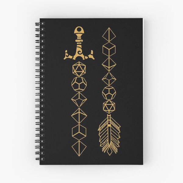Item preview, Polyhedral Dice Set Sword and Arrow Tabletop RPG Gaming designed and sold by pixeptional.