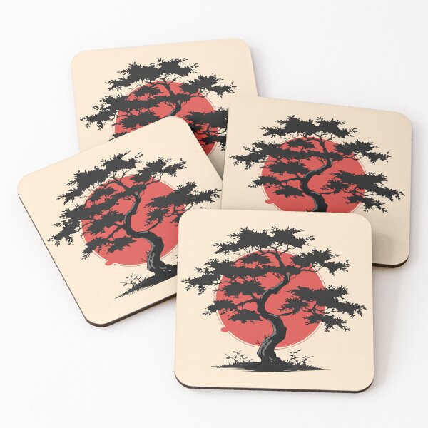Item preview, Red moon and tree  designed and sold by BrownHorse90s.