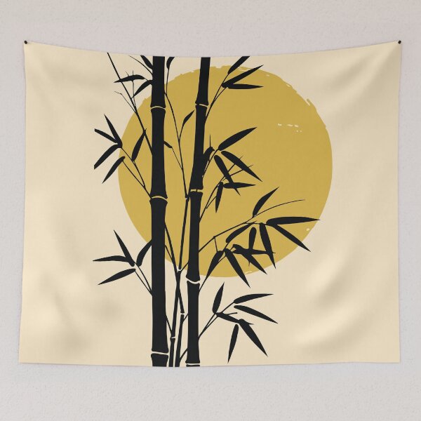Item preview, Bamboo and moon  designed and sold by BrownHorse90s.