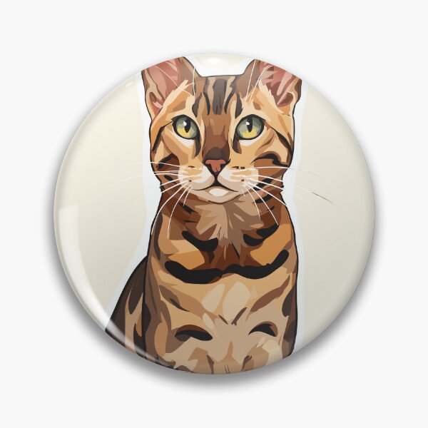 Item preview, Playful Bengal Cat designed and sold by bapupa.