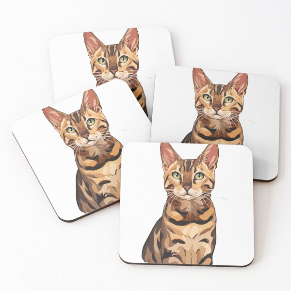 Item preview, Playful Bengal Cat designed and sold by bapupa.