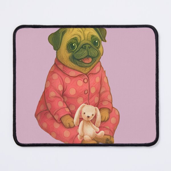 Item preview, “Good night, little pug” designed and sold by MitMopsundHerz Rosinchens_Welt.