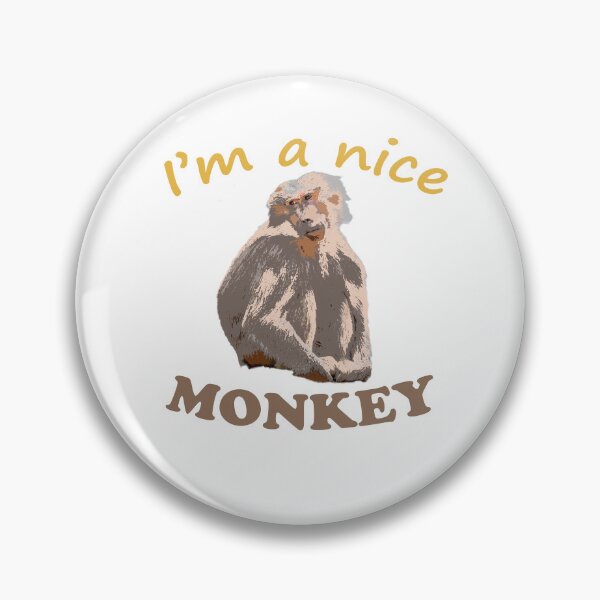 Item preview, I'm a nice monkey designed and sold by QuickEyes.
