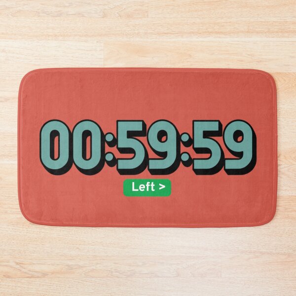 Item preview, Countdown Timer – Minimalist Digital Clock Art | Modern Mojo designed and sold by Modern-Mojo.