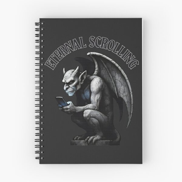 Item preview, Eternal Scrolling Gargoyle, mobile phone funny dark. designed and sold by Shoot-The-Moon.