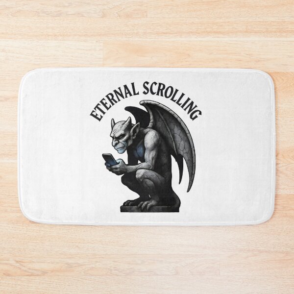 Item preview, Eternal Scrolling Gargoyle, mobile phone funny dark. designed and sold by Shoot-The-Moon.