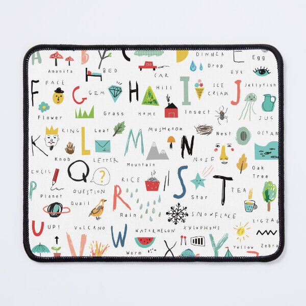 Item preview, ABC kids pattern designed and sold by IMAGENACTION.