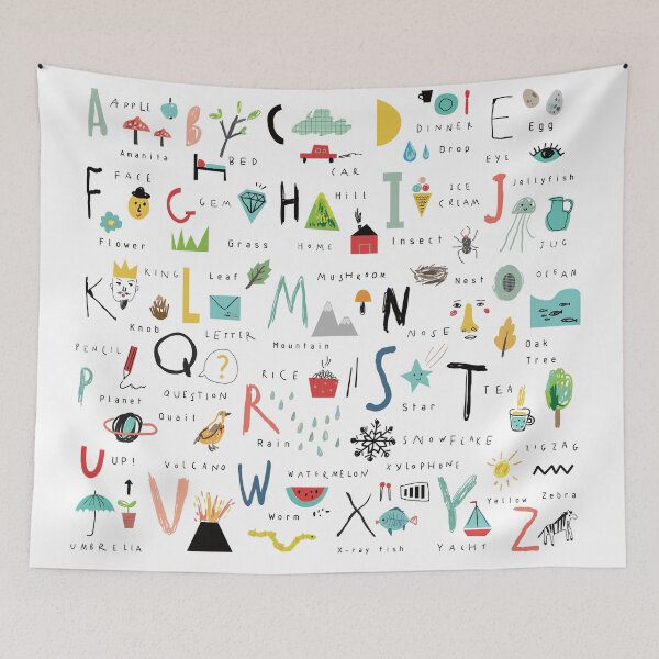 Item preview, ABC kids pattern designed and sold by IMAGENACTION.