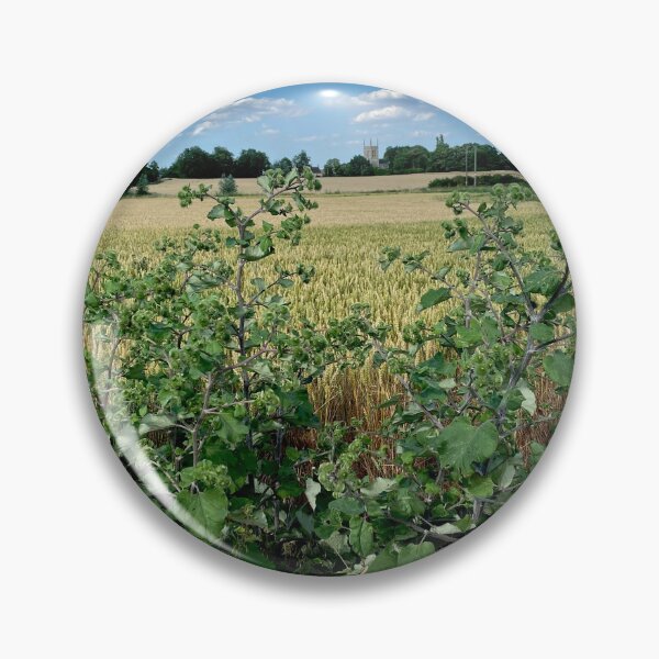 Item preview, View of Aldwincle from Titchmarsh Nature Reserve, Northamptonshire, UK  designed and sold by Kate Anderson Art.