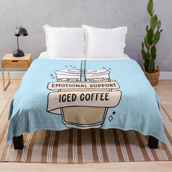Item preview, Emotional support iced coffee designed and sold by BrownHorse90s.
