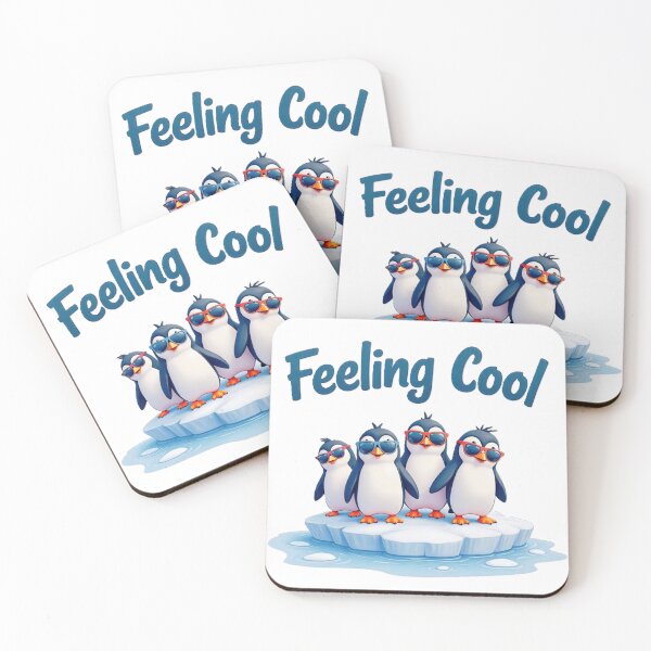 Item preview, Feeling cool, adorable penquins with sunglasses designed and sold by nicnacc.