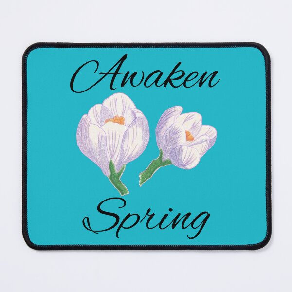 Item preview, Awaken Spring Crocus Flower Pencil Art designed and sold by DLawsonDesigns.