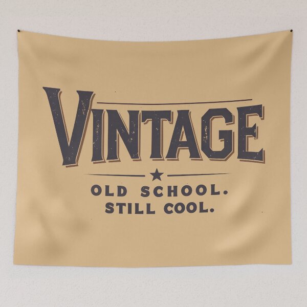 Item preview, Vintage - Old School. Still Cool. designed and sold by GoodOldVintage.