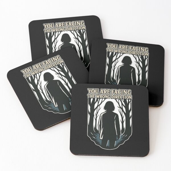 Item preview, You Are Facing the Wrong Direction – Creepy Forest Horror Silhouette Design designed and sold by Altered Array, LLC.