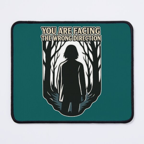 Item preview, You Are Facing the Wrong Direction – Creepy Forest Horror Silhouette Design designed and sold by Altered Array, LLC.