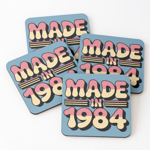 Item preview, Made in 1984 – Retro Vintage Birth Year Design | Modern Mojo designed and sold by Modern-Mojo.