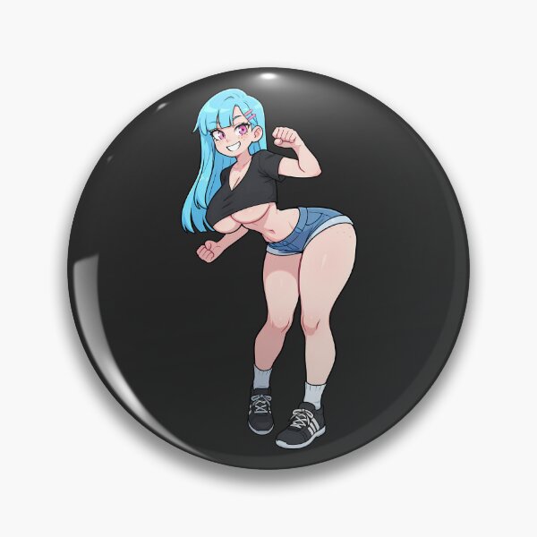 Item preview, Energetic Anime Girl Power Pose – Kumi (Original Character Art) designed and sold by Kumi-dsgn.