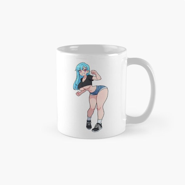 Item preview, Energetic Anime Girl Power Pose – Kumi (Original Character Art) designed and sold by Kumi-dsgn.