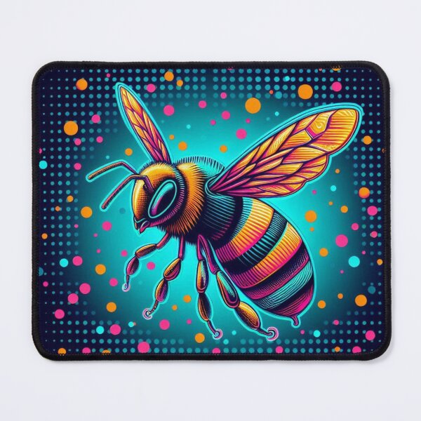Item preview, Colorful bee designed and sold by Dogandesighn.
