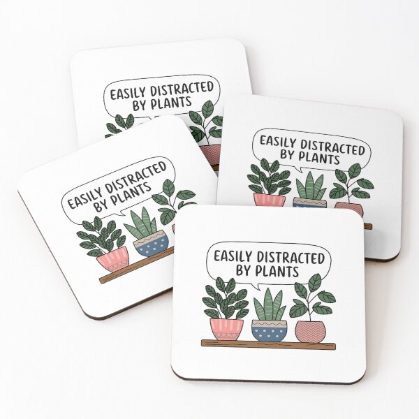 Item preview, Easily Distracted By Plants designed and sold by KD Merch.