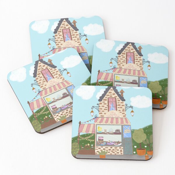 Item preview, The Little Cake Shop – Whimsical Bakery Illustration designed and sold by Riley Ray Designs .