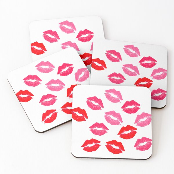 Item preview, Lipstick Kiss Pattern – Girly Lip Print Seamless Design designed and sold by Ojo de Lilith.