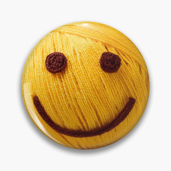 Item preview, yarn happy face emoji designed and sold by Andre Faubert.