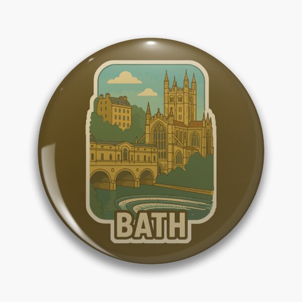 Item preview, Bath Travel Souvenir Sticker designed and sold by rogue-design.