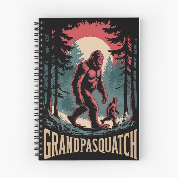 Item preview, Grandpasquatch – Funny Bigfoot Design with Retro Sunset for Outdoorsy Grandpas and Sasquatch Lovers designed and sold by BMLprint ⭐⭐⭐⭐⭐.