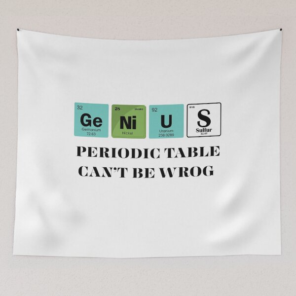 Item preview, Germanium Nickel Uranium – Minimalist Periodic Table Elements Design designed and sold by MOTAS FASHION .