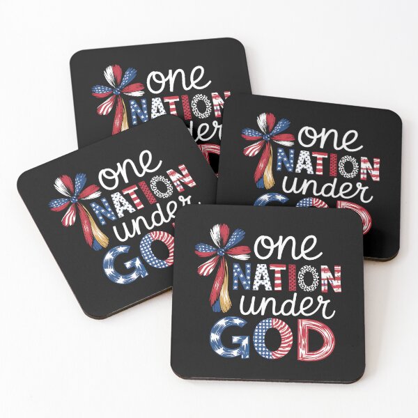 Item preview, One Nation Under God American Flag Cross 4th Of July designed and sold by BakeryDozen.