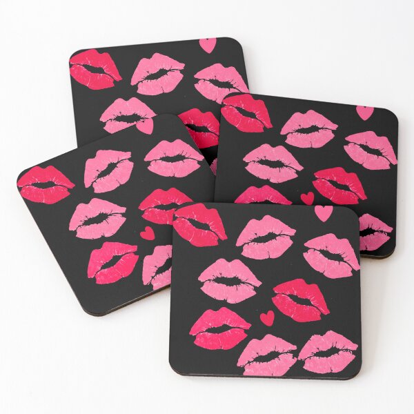 Item preview, Lipstick Kiss Pattern – Girly Lip Print Seamless Design designed and sold by Ojo de Lilith.