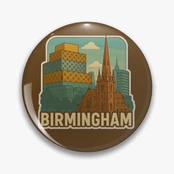 Item preview, Birmingham Travel Souvenir Sticker designed and sold by rogue-design.