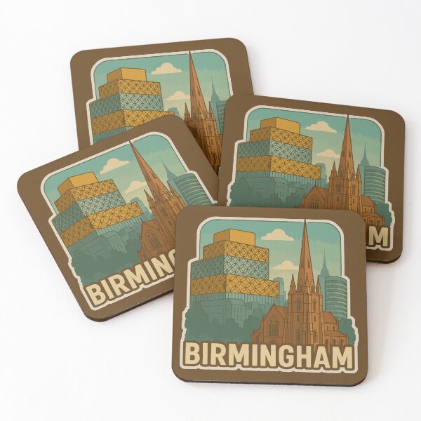 Item preview, Birmingham Travel Souvenir Sticker designed and sold by rogue-design.