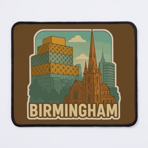 Item preview, Birmingham Travel Souvenir Sticker designed and sold by rogue-design.