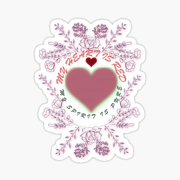 Item preview, My heart is red designed and sold by TallDesignCreators.
