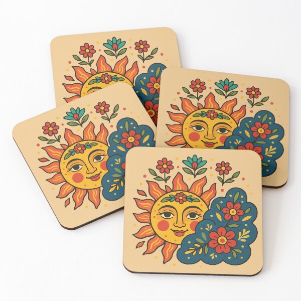 Item preview, Hippie sun and flowers  designed and sold by BrownHorse90s.