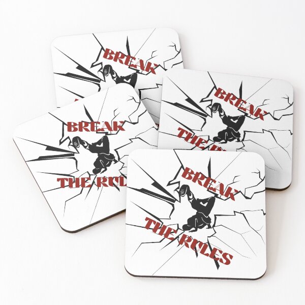 Item preview, Break the Rules – Edgy Typography Art for Rebels & Trendsetters designed and sold by MOTAS Graphics .