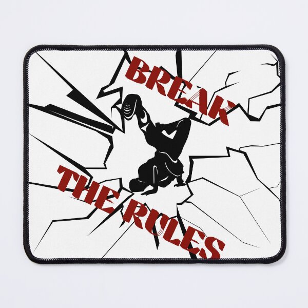 Item preview, Break the Rules – Edgy Typography Art for Rebels & Trendsetters designed and sold by MOTAS FASHION .