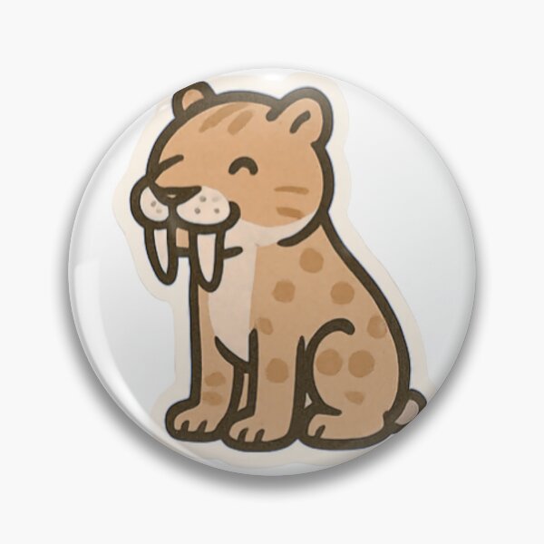 Item preview, Cute saber-toothed Smilodon designed and sold by Orethysa.