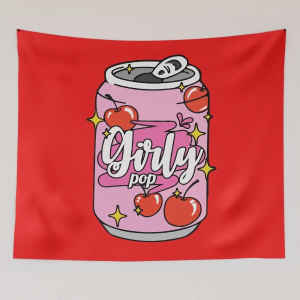 Item preview, Girly pop cherry can designed and sold by BrownHorse90s.